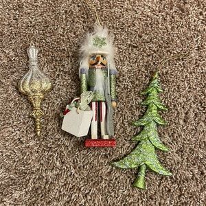 Green Glitter Nutcracker